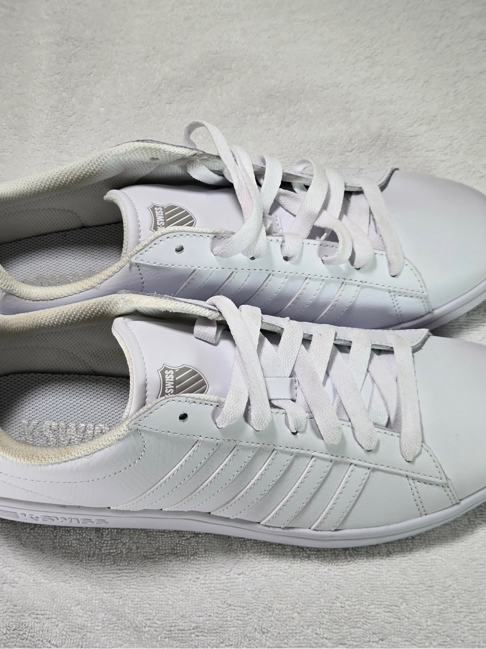 K-Swiss Men's New Without Tags Low-Profile Lace-Up Sneakers in White Size 10